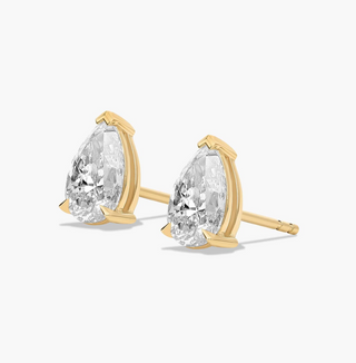 Elana Pear Cut Studs - 925 SILVER