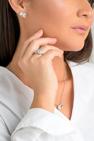 Alba Ring Toi et Moi - Silver 925