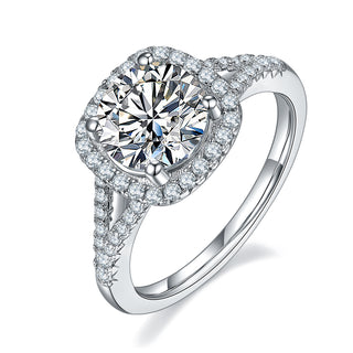 Serenite Cushion Halo Ring