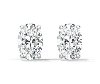 Magnolia Oval Studs