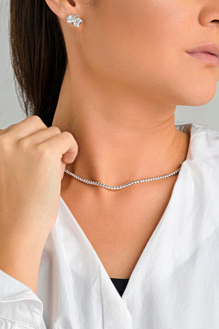 Serena Tennis Necklace – Gold